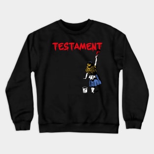 testament and red girl Crewneck Sweatshirt